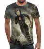 Заказать мужскую футболку в Москве. Футболка с полной запечаткой (мужская) Resident Evil от skynatural - готовые дизайны и нанесение принтов.
