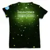 Заказать мужскую футболку в Москве. Футболка с полной запечаткой (мужская) Ingress Enlightened t-shirt от Ugen - готовые дизайны и нанесение принтов.