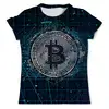 Заказать мужскую футболку в Москве. Футболка с полной запечаткой (мужская) Bitcoin Digital от balden - готовые дизайны и нанесение принтов.