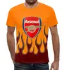 Заказать мужскую футболку в Москве. Футболка с полной запечаткой (мужская)  Arsenal от THE_NISE  - готовые дизайны и нанесение принтов.
