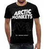 Заказать мужскую футболку в Москве. Футболка с полной запечаткой (мужская) Arctic Monkeys от geekbox - готовые дизайны и нанесение принтов.