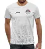 Заказать мужскую футболку в Москве. Футболка с полной запечаткой (мужская) Сборная Египта от geekbox - готовые дизайны и нанесение принтов.