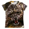Заказать мужскую футболку в Москве. Футболка с полной запечаткой (мужская) Леопард от Violet - готовые дизайны и нанесение принтов.