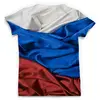 Заказать мужскую футболку в Москве. Футболка с полной запечаткой (мужская) Флаг России от diana-ls@mail.ru - готовые дизайны и нанесение принтов.
