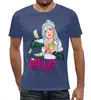 Заказать мужскую футболку в Москве. Футболка с полной запечаткой (мужская) Billie Eilish( Билли Айлиш)       от T-shirt print  - готовые дизайны и нанесение принтов.