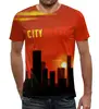 Заказать мужскую футболку в Москве. Футболка с полной запечаткой (мужская) SITY SUNSET от Алексс Неро - готовые дизайны и нанесение принтов.