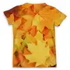 Заказать мужскую футболку в Москве. Футболка с полной запечаткой (мужская) Листья-осень от queen  - готовые дизайны и нанесение принтов.