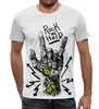 Заказать мужскую футболку в Москве. Футболка с полной запечаткой (мужская) Rock me hard от denis01001 - готовые дизайны и нанесение принтов.