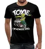 Заказать мужскую футболку в Москве. Футболка с полной запечаткой (мужская) Toxie monster от T-shirt print  - готовые дизайны и нанесение принтов.