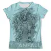 Заказать мужскую футболку в Москве. Футболка с полной запечаткой (мужская) TITANFALL от BJ Shop - готовые дизайны и нанесение принтов.