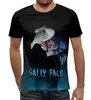 Заказать мужскую футболку в Москве. Футболка с полной запечаткой (мужская) Sally Face (Салли Фейс) от weeert - готовые дизайны и нанесение принтов.