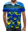 Заказать мужскую футболку в Москве. Футболка с полной запечаткой (мужская)  Морской риф от THE_NISE  - готовые дизайны и нанесение принтов.