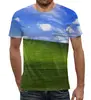 Заказать мужскую футболку в Москве. Футболка с полной запечаткой (мужская) Поляна XP от Nalivaev - готовые дизайны и нанесение принтов.