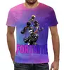 Заказать мужскую футболку в Москве. Футболка с полной запечаткой (мужская) Fortnite от  PRO_DESIGN - готовые дизайны и нанесение принтов.