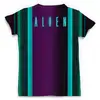 Заказать мужскую футболку в Москве. Футболка с полной запечаткой (мужская) ALIEN Design от balden - готовые дизайны и нанесение принтов.