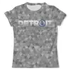 Заказать мужскую футболку в Москве. Футболка с полной запечаткой (мужская) Detroit: Become Human от ПРИНТЫ ПЕЧАТЬ  - готовые дизайны и нанесение принтов.