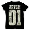 Заказать мужскую футболку в Москве. Футболка с полной запечаткой (мужская) Артем 01 от weeert - готовые дизайны и нанесение принтов.