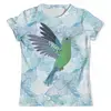 Заказать мужскую футболку в Москве. Футболка с полной запечаткой (мужская) Hummingbird Design от balden - готовые дизайны и нанесение принтов.