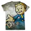 Заказать мужскую футболку в Москве. Футболка с полной запечаткой (мужская) Vaultboy Fallout от madw - готовые дизайны и нанесение принтов.