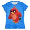 Заказать мужскую футболку в Москве. Футболка с полной запечаткой (мужская) Angry Birds от balden - готовые дизайны и нанесение принтов.