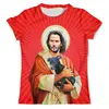 Заказать мужскую футболку в Москве. Футболка с полной запечаткой (мужская) Keanu Reeves от balden - готовые дизайны и нанесение принтов.