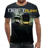 Заказать мужскую футболку в Москве. Футболка с полной запечаткой (мужская) DAFT Punk от scrat29@yandex.ru - готовые дизайны и нанесение принтов.