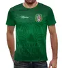 Заказать мужскую футболку в Москве. Футболка с полной запечаткой (мужская) Сборная Мексики от geekbox - готовые дизайны и нанесение принтов.