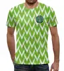 Заказать мужскую футболку в Москве. Футболка с полной запечаткой (мужская) Сборная Нигерии от geekbox - готовые дизайны и нанесение принтов.