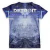 Заказать мужскую футболку в Москве. Футболка с полной запечаткой (мужская) Detroit: Become Human от balden - готовые дизайны и нанесение принтов.