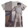 Заказать мужскую футболку в Москве. Футболка с полной запечаткой (мужская) Мужчина в ванной (картина Кайботта) от trend - готовые дизайны и нанесение принтов.
