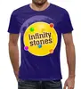 Заказать мужскую футболку в Москве. Футболка с полной запечаткой (мужская) Infiniti Stones   от ПРИНТЫ ПЕЧАТЬ  - готовые дизайны и нанесение принтов.