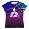 Заказать мужскую футболку в Москве. Футболка с полной запечаткой (мужская) Mitsubishi от THE_NISE  - готовые дизайны и нанесение принтов.