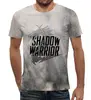 Заказать мужскую футболку в Москве. Футболка с полной запечаткой (мужская) Shadow Warrior от THE_NISE  - готовые дизайны и нанесение принтов.