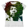 Заказать мужскую футболку в Москве. Футболка с полной запечаткой (мужская) Hendrix. Хендрикс от Александр - готовые дизайны и нанесение принтов.