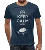 Заказать мужскую футболку в Москве. Футболка с полной запечаткой (мужская) Keep Calm от aleks_say - готовые дизайны и нанесение принтов.
