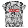 Заказать мужскую футболку в Москве. Футболка с полной запечаткой (мужская) Ahegao от weeert - готовые дизайны и нанесение принтов.