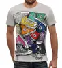 Заказать мужскую футболку в Москве. Футболка с полной запечаткой (мужская) Swag Art от Leichenwagen - готовые дизайны и нанесение принтов.