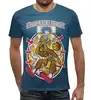 Заказать мужскую футболку в Москве. Футболка с полной запечаткой (мужская) Extreme dunk от T-shirt print  - готовые дизайны и нанесение принтов.