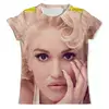 Заказать мужскую футболку в Москве. Футболка с полной запечаткой (мужская) Gwen Stefani от Vladec11 - готовые дизайны и нанесение принтов.