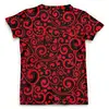 Заказать мужскую футболку в Москве. Футболка с полной запечаткой (мужская)  Красный узор от THE_NISE  - готовые дизайны и нанесение принтов.