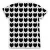 Заказать мужскую футболку в Москве. Футболка с полной запечаткой (мужская) Черные сердечки от THE_NISE  - готовые дизайны и нанесение принтов.