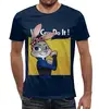 Заказать мужскую футболку в Москве. Футболка с полной запечаткой (мужская) Крольчиха (1) от T-shirt print  - готовые дизайны и нанесение принтов.