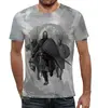 Заказать мужскую футболку в Москве. Футболка с полной запечаткой (мужская) Варяги  (1) от T-shirt print  - готовые дизайны и нанесение принтов.