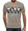Заказать мужскую футболку в Москве. Футболка с полной запечаткой (мужская) Лидеры от Leichenwagen - готовые дизайны и нанесение принтов.