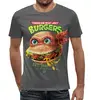 Заказать мужскую футболку в Москве. Футболка с полной запечаткой (мужская) Burgers  от ПРИНТЫ ПЕЧАТЬ  - готовые дизайны и нанесение принтов.