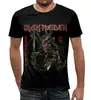 Заказать мужскую футболку в Москве. Футболка с полной запечаткой (мужская) Iron Maiden от Leichenwagen - готовые дизайны и нанесение принтов.