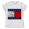 Заказать мужскую футболку в Москве. Футболка с полной запечаткой (мужская) Дональд Трамп от prodesign - готовые дизайны и нанесение принтов.