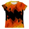 Заказать мужскую футболку в Москве. Футболка с полной запечаткой (мужская) Triangle Orange от THE_NISE  - готовые дизайны и нанесение принтов.