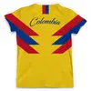 Заказать мужскую футболку в Москве. Футболка с полной запечаткой (мужская) Сборная Колумбии от geekbox - готовые дизайны и нанесение принтов.