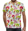 Заказать мужскую футболку в Москве. Футболка с полной запечаткой (мужская) Клоуны от T-shirt print  - готовые дизайны и нанесение принтов.